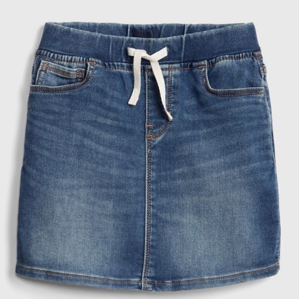 New With Tags Joe Fresh Kids Size Medium (7/8) Blue Denim Skirt